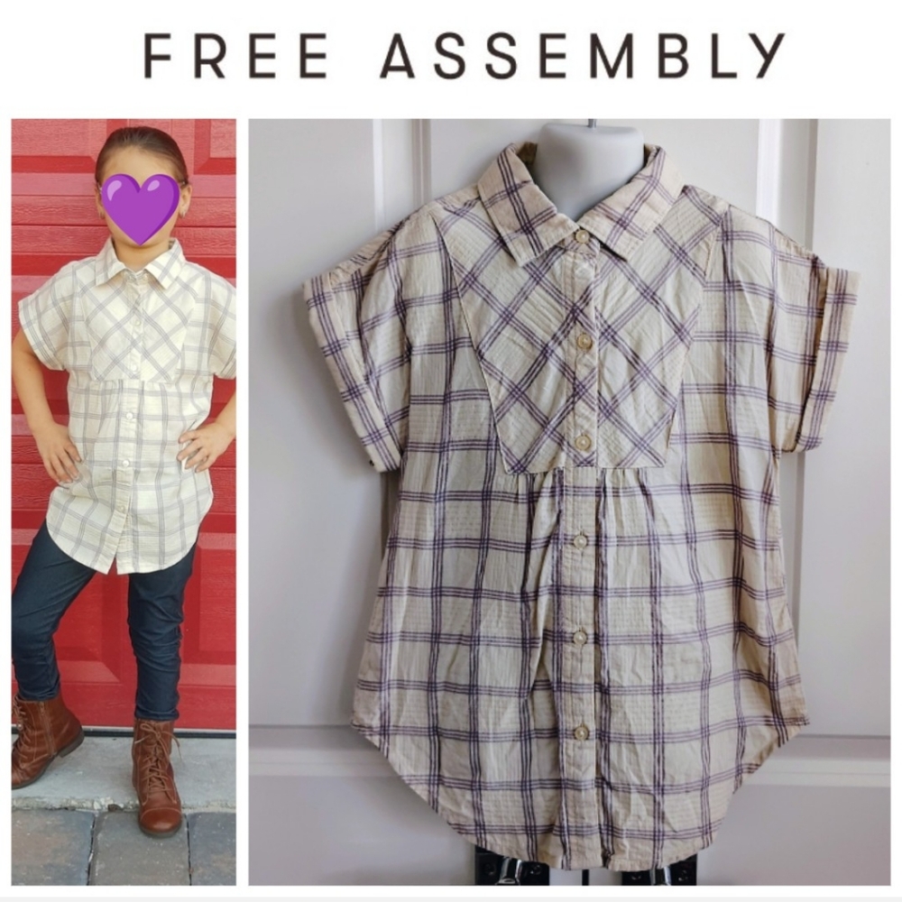 Free Assembly Button Down Tunic
